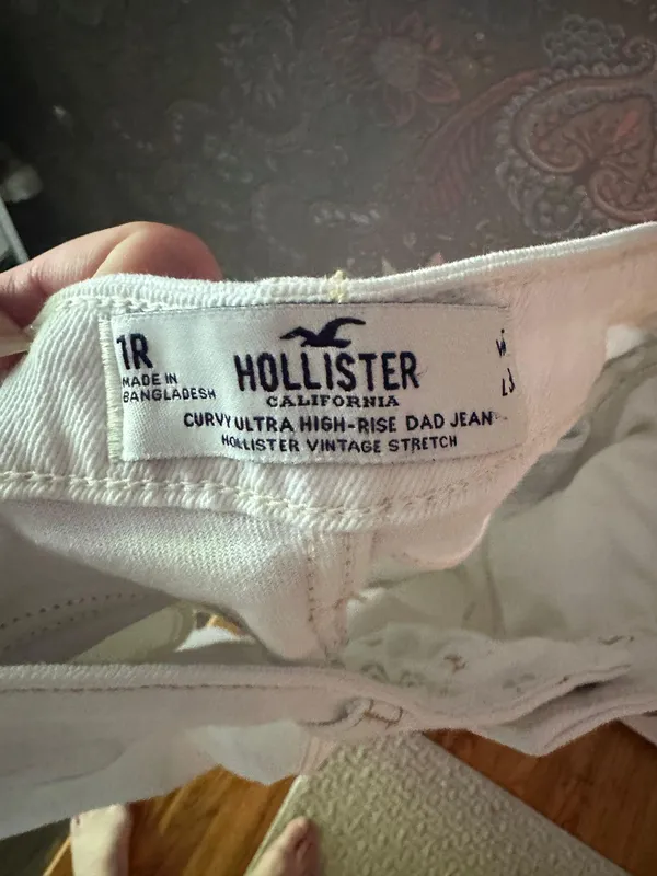 White Hollister Jeans Straight - Image 3