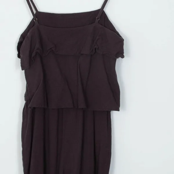 Anthropologie Mo:Vint Linen Blend Culotte Sleeveless‎ Jumpsuit Boho Womens Small - Image 7