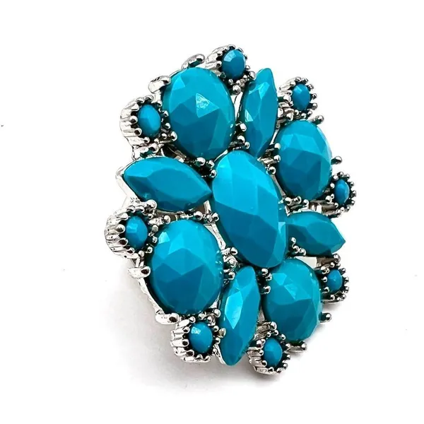 Aldo Turquoise Statement Southwest Ring size 7‎ - Image 6