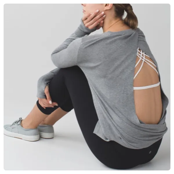 lululemon • bring it backbend open back sweater - Image 46