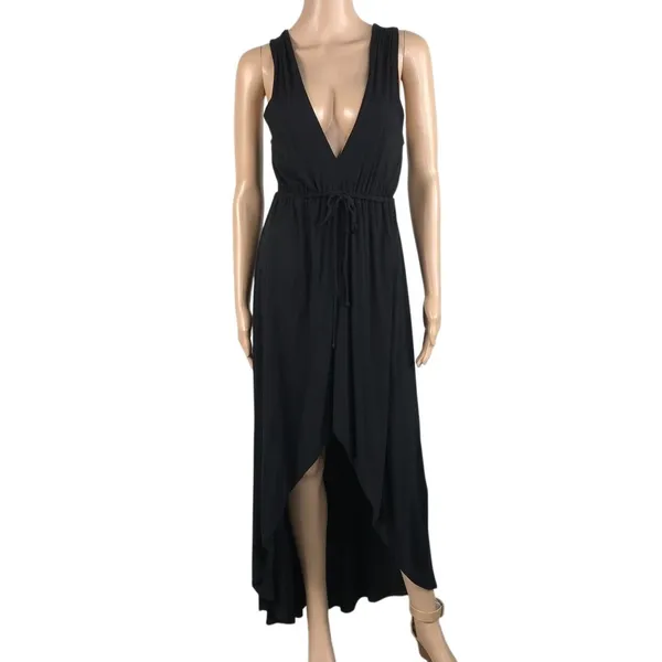 KIMCHI BLUE Hi Low Maxi Dress Women XS Black Party Resort Whimsygoth Boho NWT - Image 3