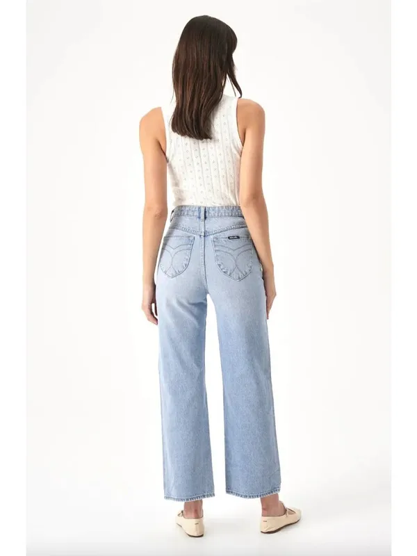 ROLLAS Light Wash Heidi Jeans Size 30 NEW NWT - Image 5