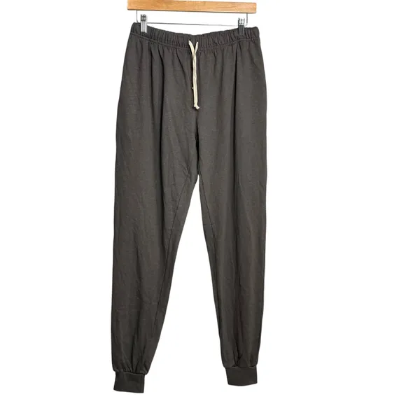Asatre Women Hemp Blend Jogger Lounge Pants Charcoal Grey Size L - Image 2