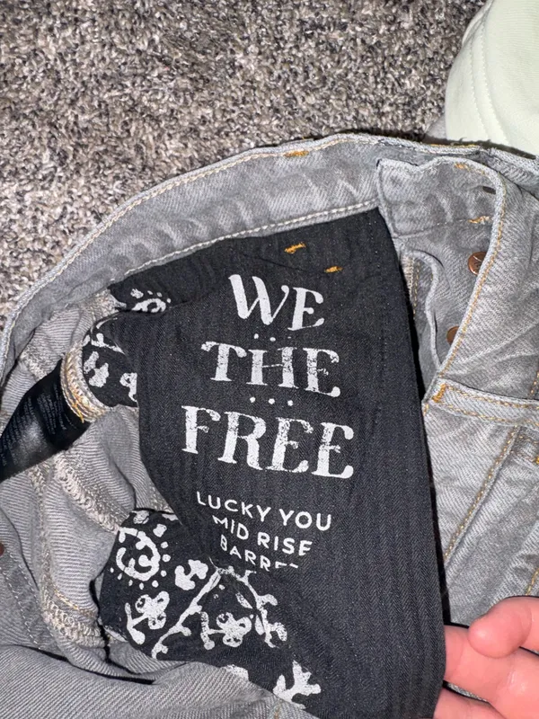 We The Free Good Luck Mid-Rise Barrel Jeans 29 - Image 6