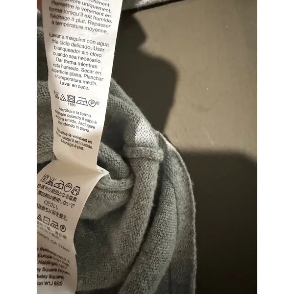 Gap Women's Gray Crew Neck Long Sleeve Cotton Viscose Blend Sweater Size L - Image 10