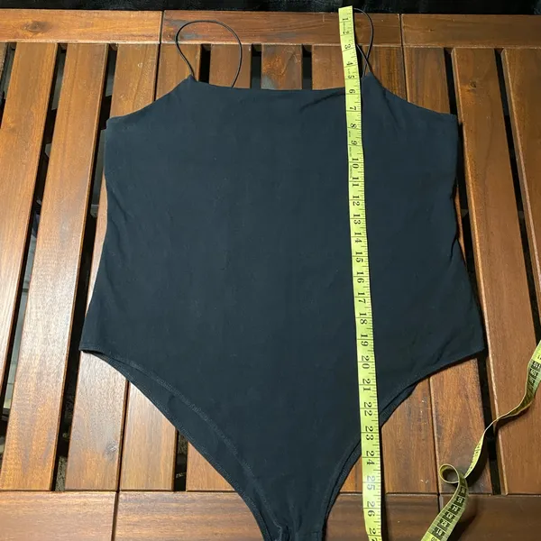 Wild Fable Black Sleeveless Bodysuit size XL - Image 3