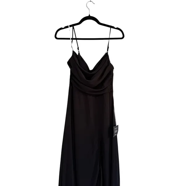 Lulus Black‎ Maxi Dress Formal Gown Evening Cocktail Party Wedding Guest - Image 2