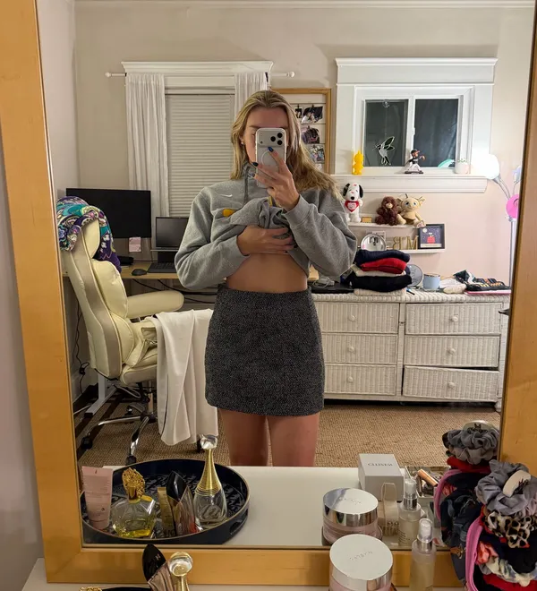 ZARA Tweed Mini Skirt - Image 7