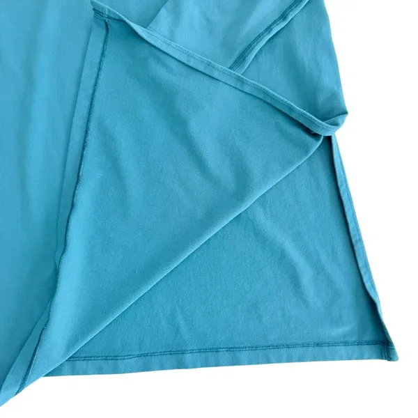 Lululemon Hit Unwind Long Sleeve Tonic Teal Blue Size 12 Rulu Side Tie Loose Fit - Image 7