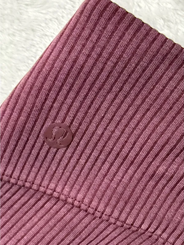 Lululemon Ribbed Softstreme Flared Pant Garnet Size 4 - Image 8