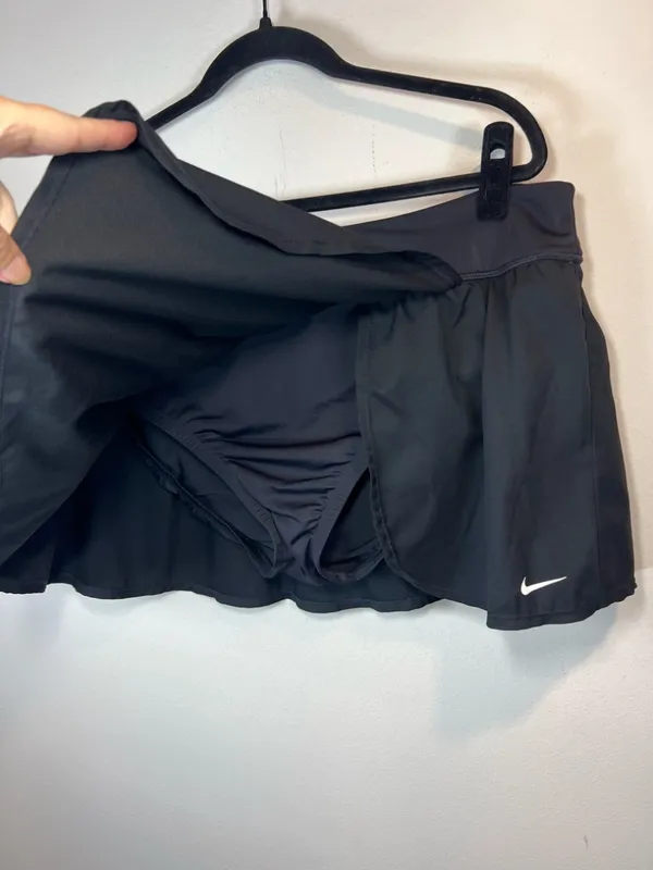 Nike Solid Element Board Skirt Skort Black Activewear Athleisure Zip Pocket XXL - Image 7