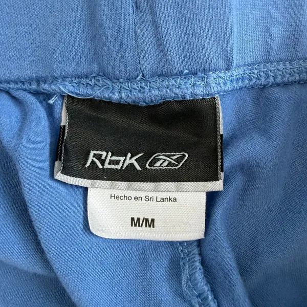 RBK blue pull on drawstring cropped athletic active‎ lounge sweatpants capris M Size M - Image 7