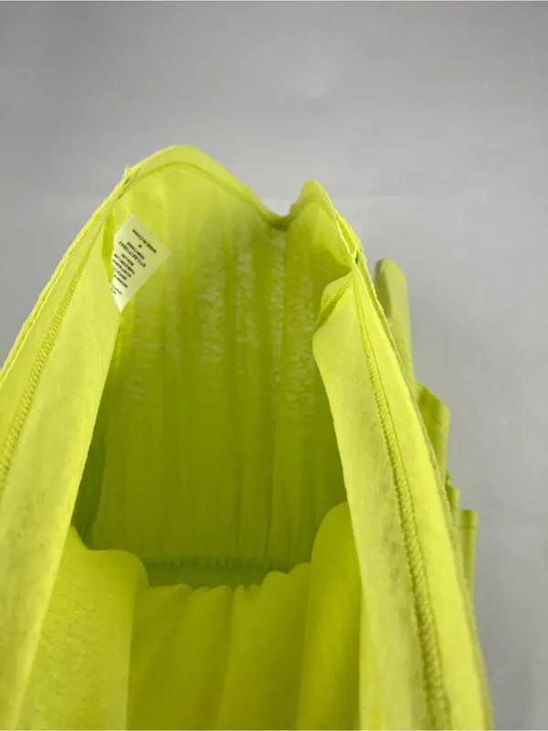 Hudson Gray Lime Linen Blend Smocked Flutter‎ Sleeve Top Size M NWT - Image 6