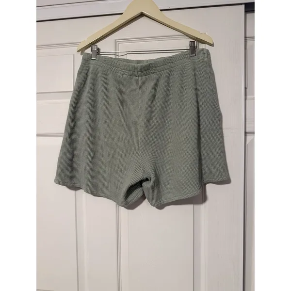 Quiksilver Surf Waffle Green Shorts Sunshine Land Tracksuit Comfy Loungewear - Image 2