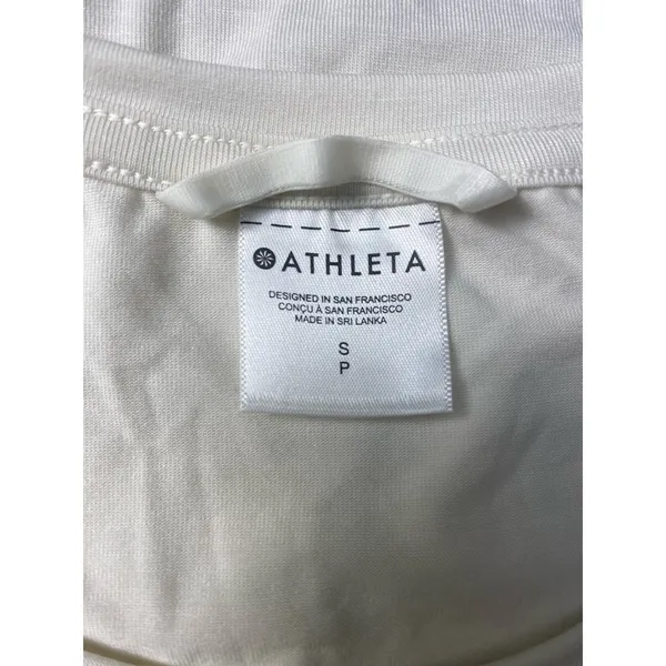 Athleta NWT Ivory Air Out Cinch Active‎ Tank Size S - Image 2