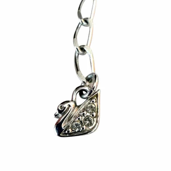 Swarovski Multicolor Crystal Orange Teardrop Y Drop Necklace - Image 9