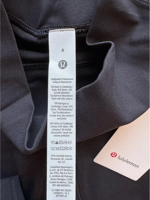 Lululemon Align With Pockets High Rise 28” Black Size 4 NWT - Image 6