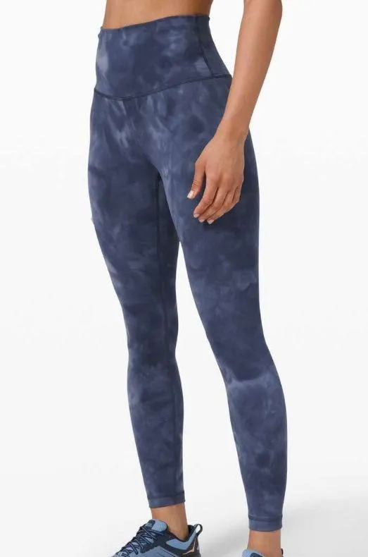 Lululemon Wunder Train High-Rise Tight 25" *Diamond Dye Naval Blue | Size 4 - Image 3