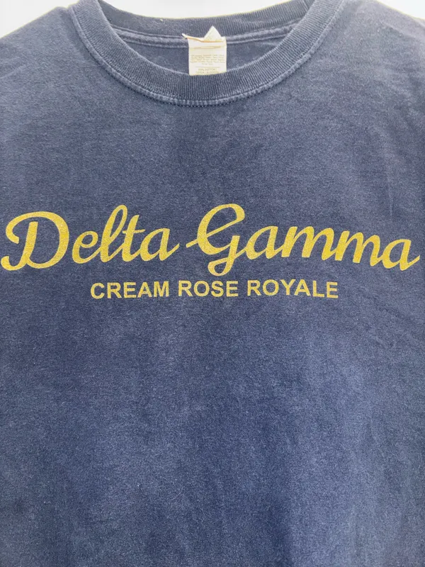 Gildan Delta Gamma DG Long Sleeve Vegas Themed T-Shirt - Image 2