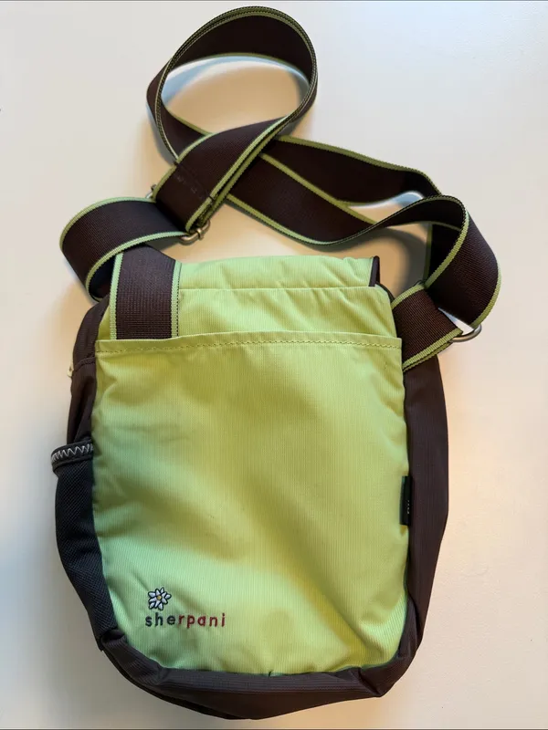 Sherpani Pica crossbody green/ brown handbag - Image 2