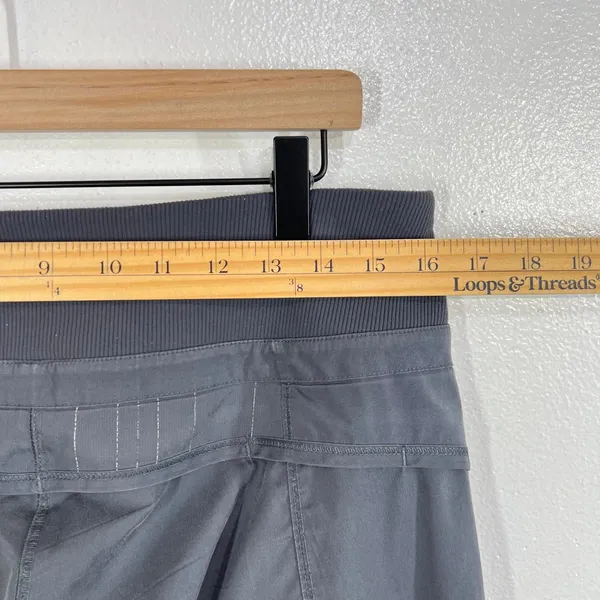 Lululemon Studio Pant II No Liner Soot Light Pants Women's Gray V-Seam - Image 7