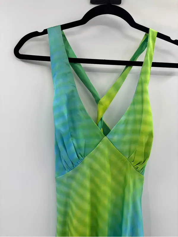 Urban outfitters another girl space blur print boho midi slip dress size 6 NWT - Image 7