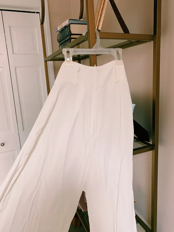 The White House Vintage White Wide Legged Pants - Image 5