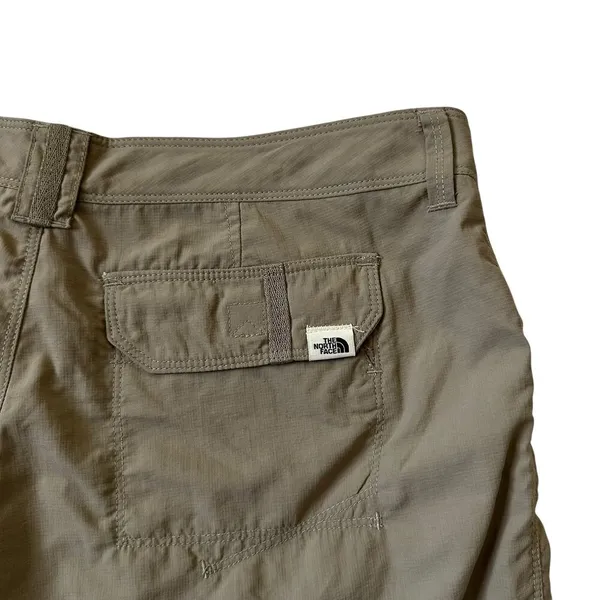 11-15 The North Face Beige Outdoor Breathable Cargo Shorts Women Size 6 - Image 4