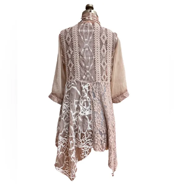 Bohemian, Victorian, Lace, Sheer, Embroidered, ALL THE THINGS, Gorgeous Topper - Image 5