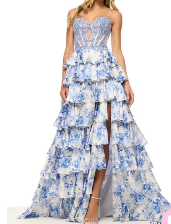 Sherri Hill Prom Dress 57662 Size 6 like new $800 - Image 2