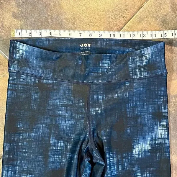 Joy Lab Women’s Blue Athletic Yoga Leggings Large - Image 2