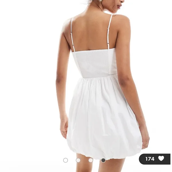 Mango Corset Bubble Hem Mini Dress Size 10 - Image 2