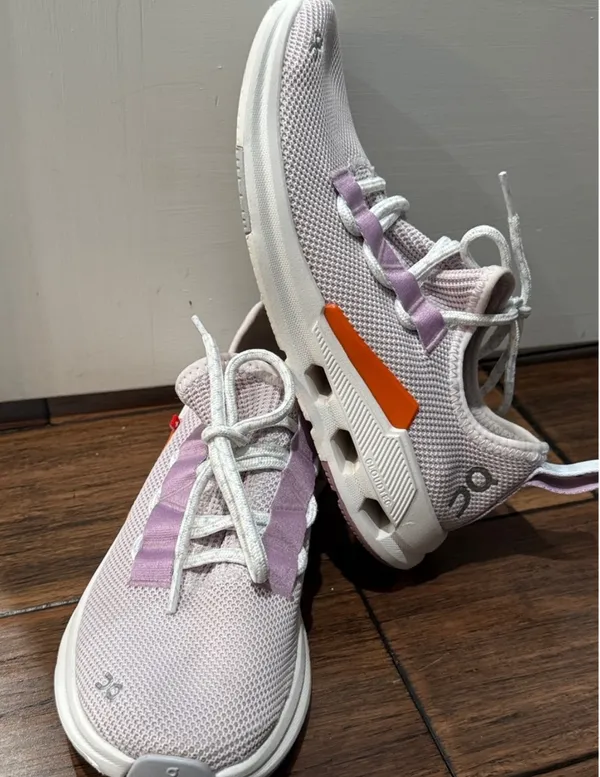On Cloudeasy Running Lilac Mesh Athletic Sneakers - Image 5