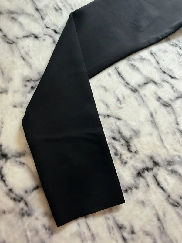 Good American Scuba Scoop Neck Long Sleeve Bodysuit Black Size M. - Image 6