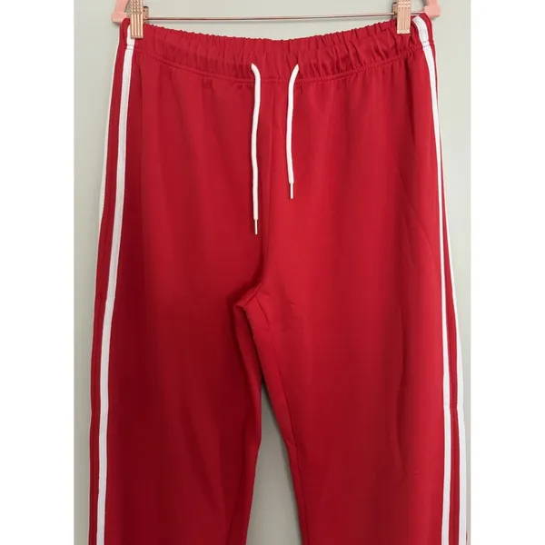 PARKE Track Pants Red Women's Size Large - Image 3