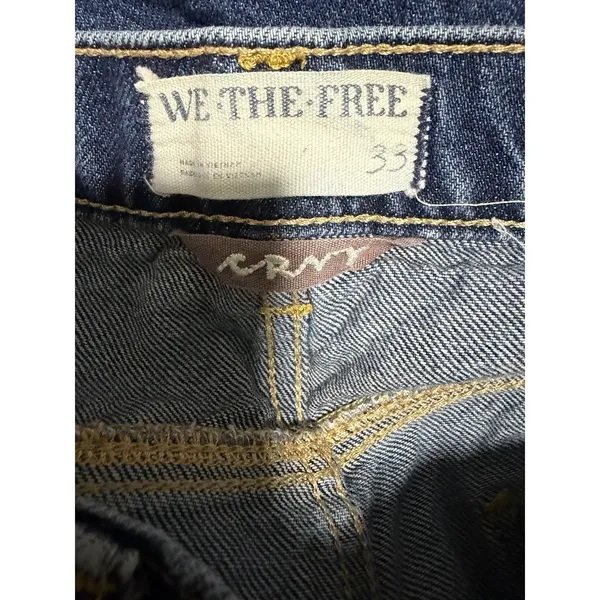 We The Free People CRVY Gia High Rise Wide-Leg Baggy‎ Jeans Women's Size 33 - Image 11