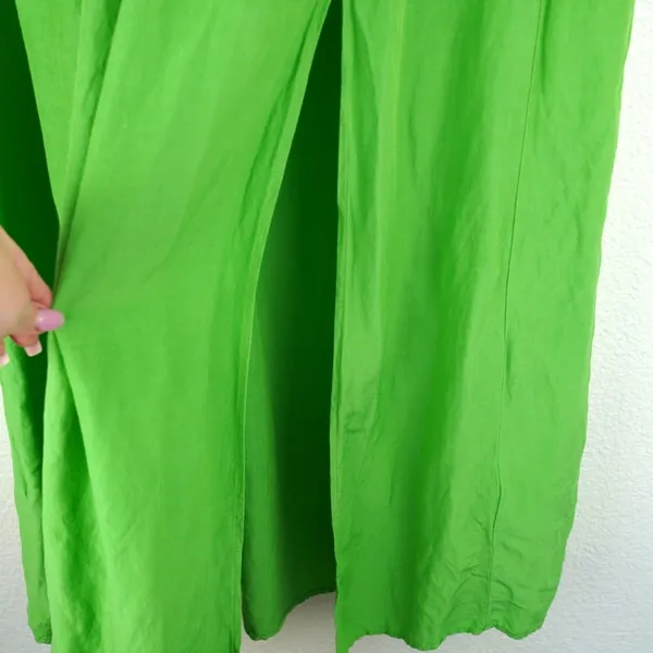 Stockholm‎ Atelier X Other Stories Women Green A-Line Midi Skirt Size 4 - Image 5