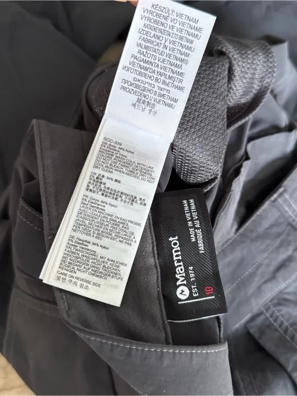 Marmot 10 Kodachrome Straight Pants Steel Grey Outdoor‎ Hike Travel Gorp - Image 5