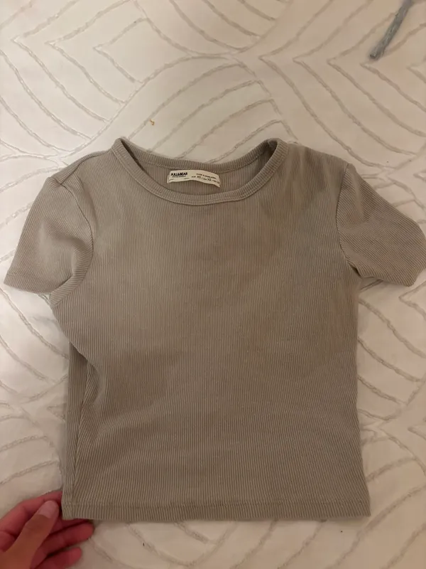 Beige Tight Tshirt - Image 3
