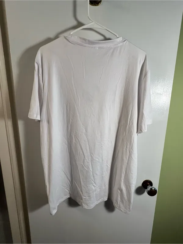 Women’s Size XL T-Shirt White Brown Let’s Go Girls Cowboy Boots Short Sleeve - Image 6