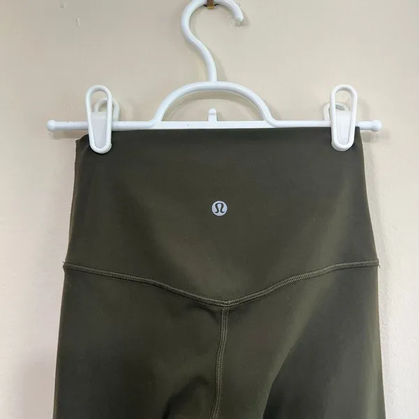 Lululemon Align High Rise Leggings Dark Olive Green 2 - Image 5