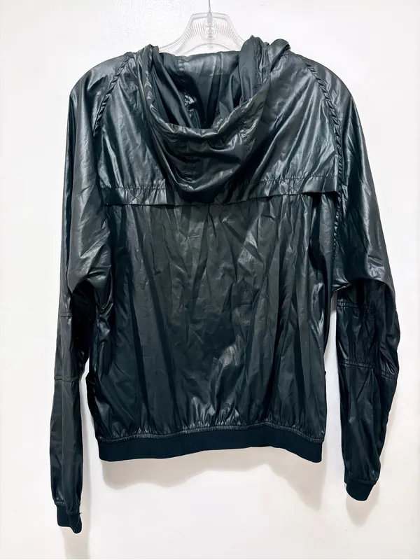 Maaji Sailboat Jacket Black Hooded Windbreaker Medium‎ - Image 7