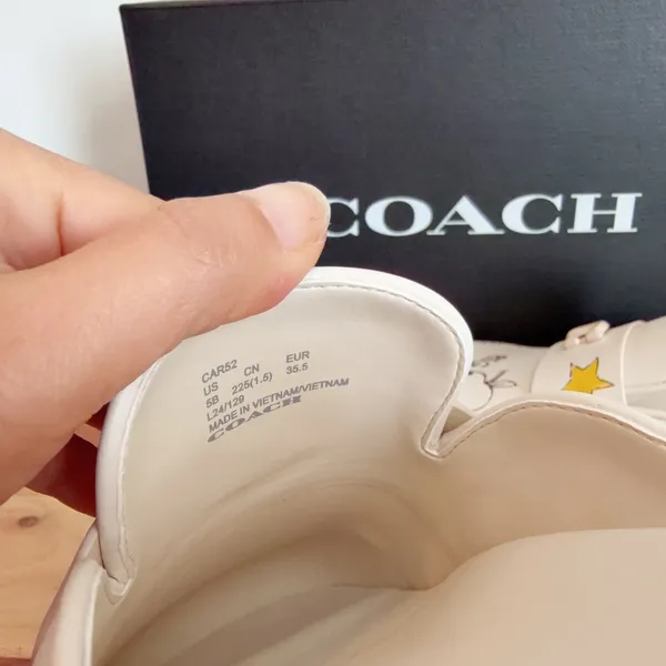 NWT Coach Sculpted C Clog With Sketch Print size US5 - Image 4