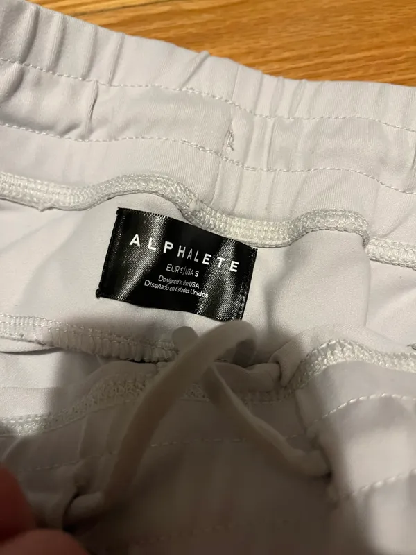 Alphalete Light Grey Joggers Size Small - Image 4
