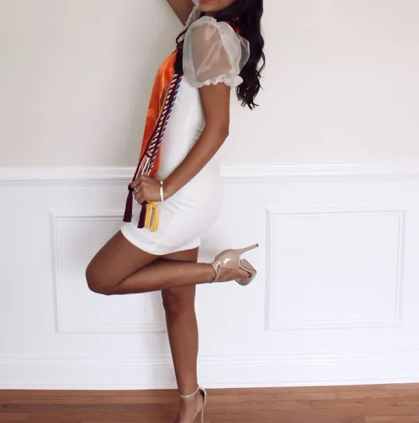 White Dress Size 2 - Image 2