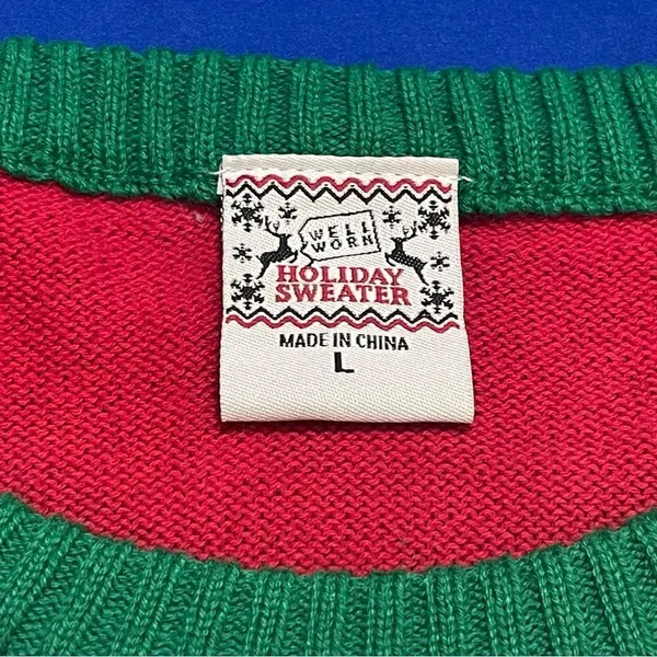 Christmas Sweater sequins L - Image 8