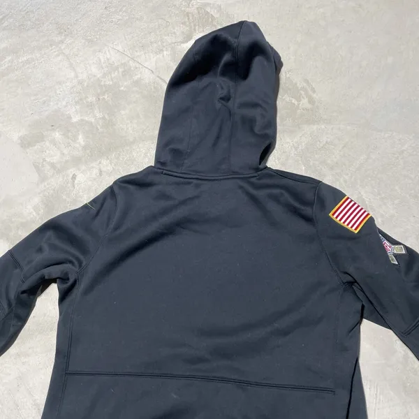 Nike Dallas Cowboys Hoodie Women's SZ L Black Green Camo Salute Service On Field - Image 11