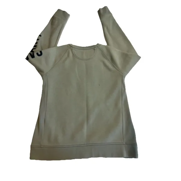Carhartt Sweatshirt Womens XL Sage Green Relaxed Fit Embossed Arm Logo - Image 3