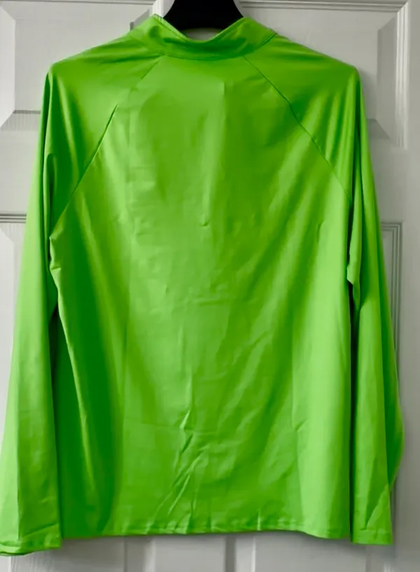 Fkeep~ Women's Neon Lime Quarter-Zip Performance Top Size XXL - Image 3