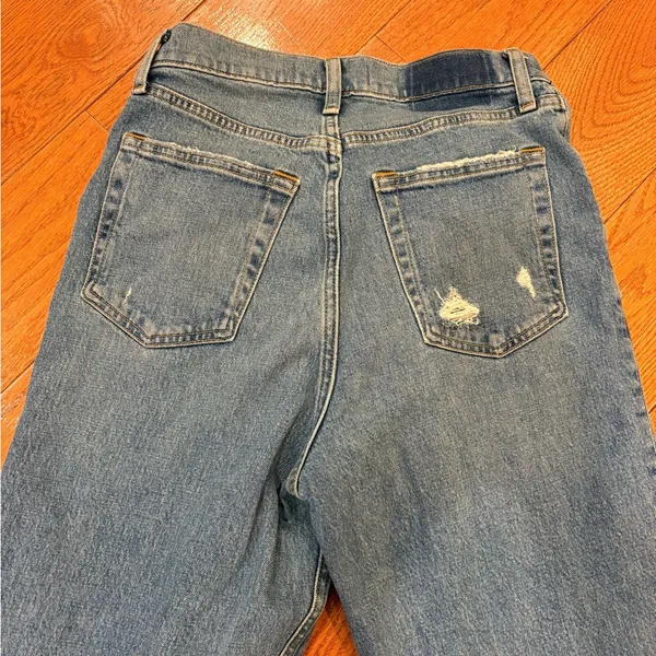 Abercrombie & Fitch Curve Love 90s Straight Ultra High Rise Jeans 29/8R - Image 5